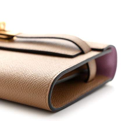 Hermes Epsom Verso Kelly Wallet To Go Chai Mauve Sylvestre 11 of 12