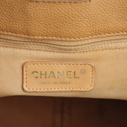 Chanel Caviar Quilted Petit Shopping Tote PST Beige 6 of 11