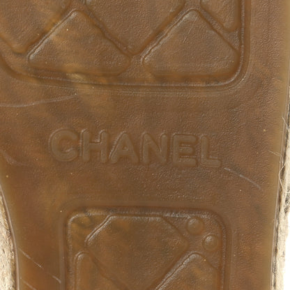 Chanel Patent Sequin CC Espadrilles 40 White 8 of 9