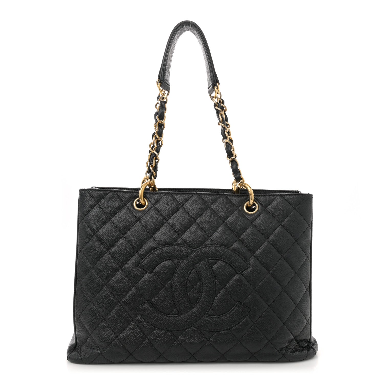 Chanel Caviar Quilted Grand Shopping Tote GST Black 1 of 12