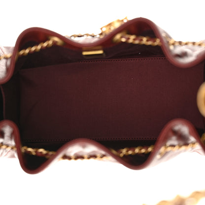 Chanel Caviar Quilted Small Chanel 25 Handbag Burgundy 5 of 11