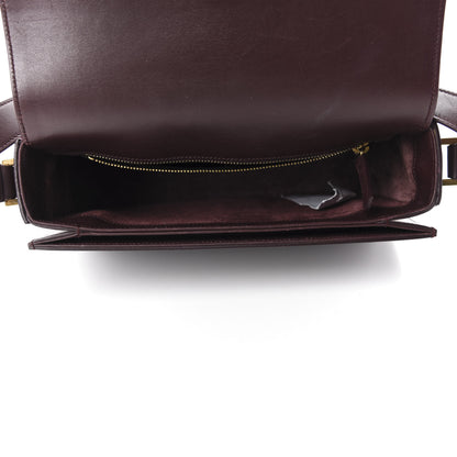 Saint Laurent Smooth Calfskin Medium Classic Monogram Universite Bag Amaranto 5 of 10