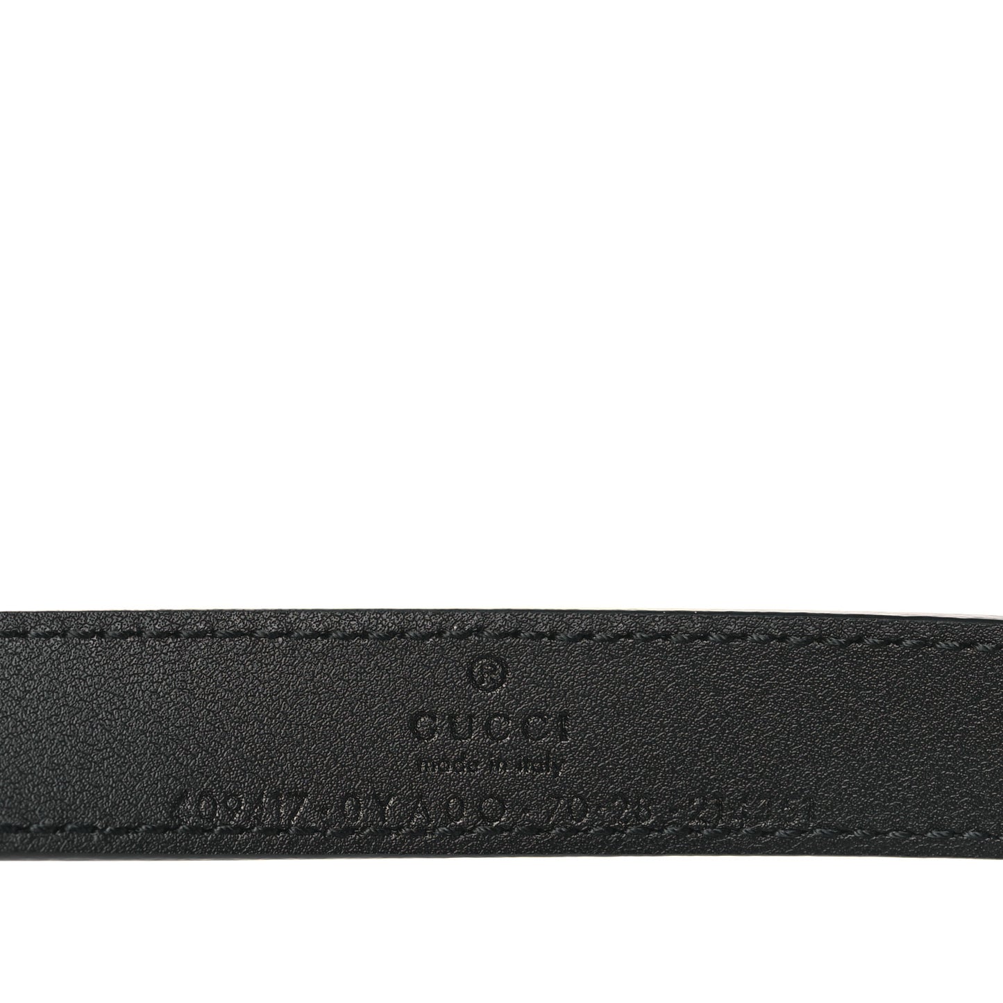 Calfskin Double G 20mm Belt 70 28 Black