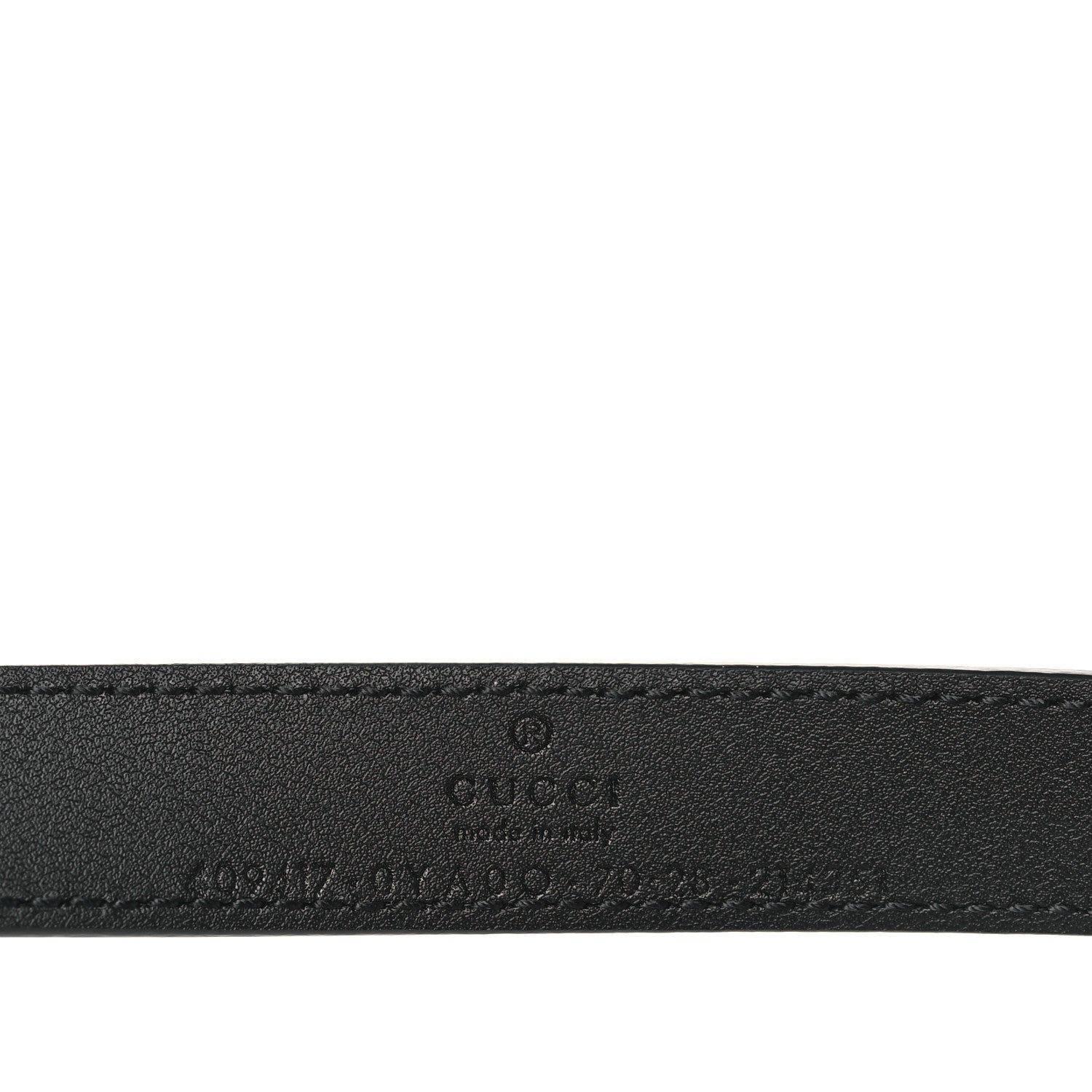 Gucci Calfskin Double G 20mm Belt 70 28 Black 4 of 6