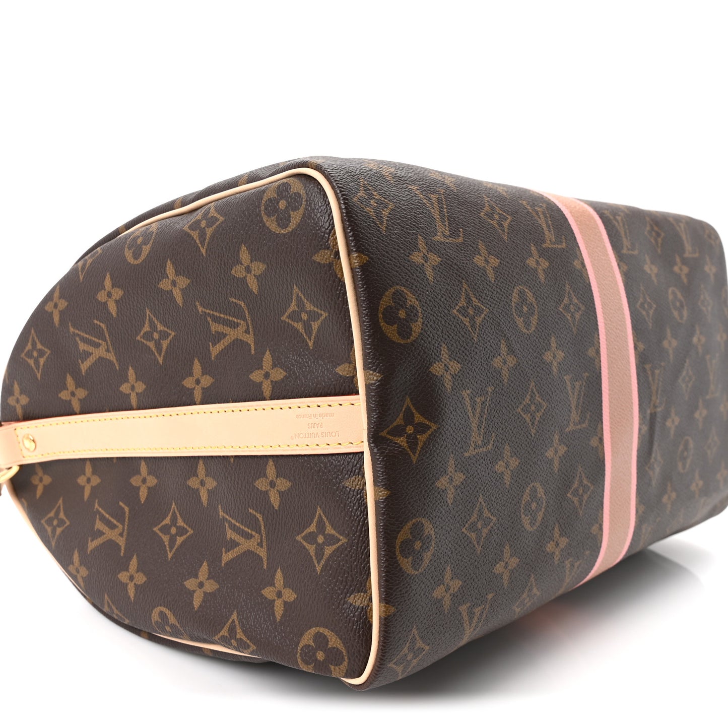 Mon Monogram Speedy Bandouliere 35 Light Pink Camel