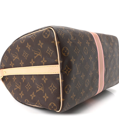 Louis Vuitton Mon Monogram Speedy Bandouliere 35 Light Pink Camel 8 of 9