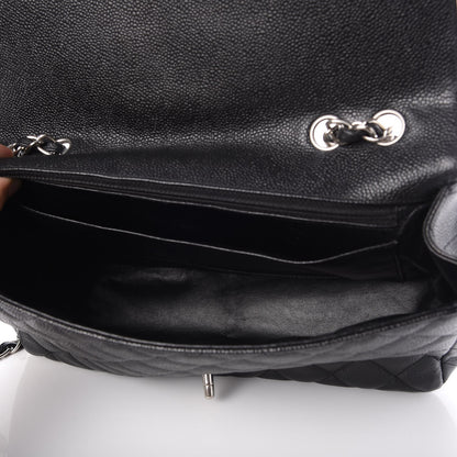 Chanel Caviar Quilted Jumbo Single Flap Black 5 of 7