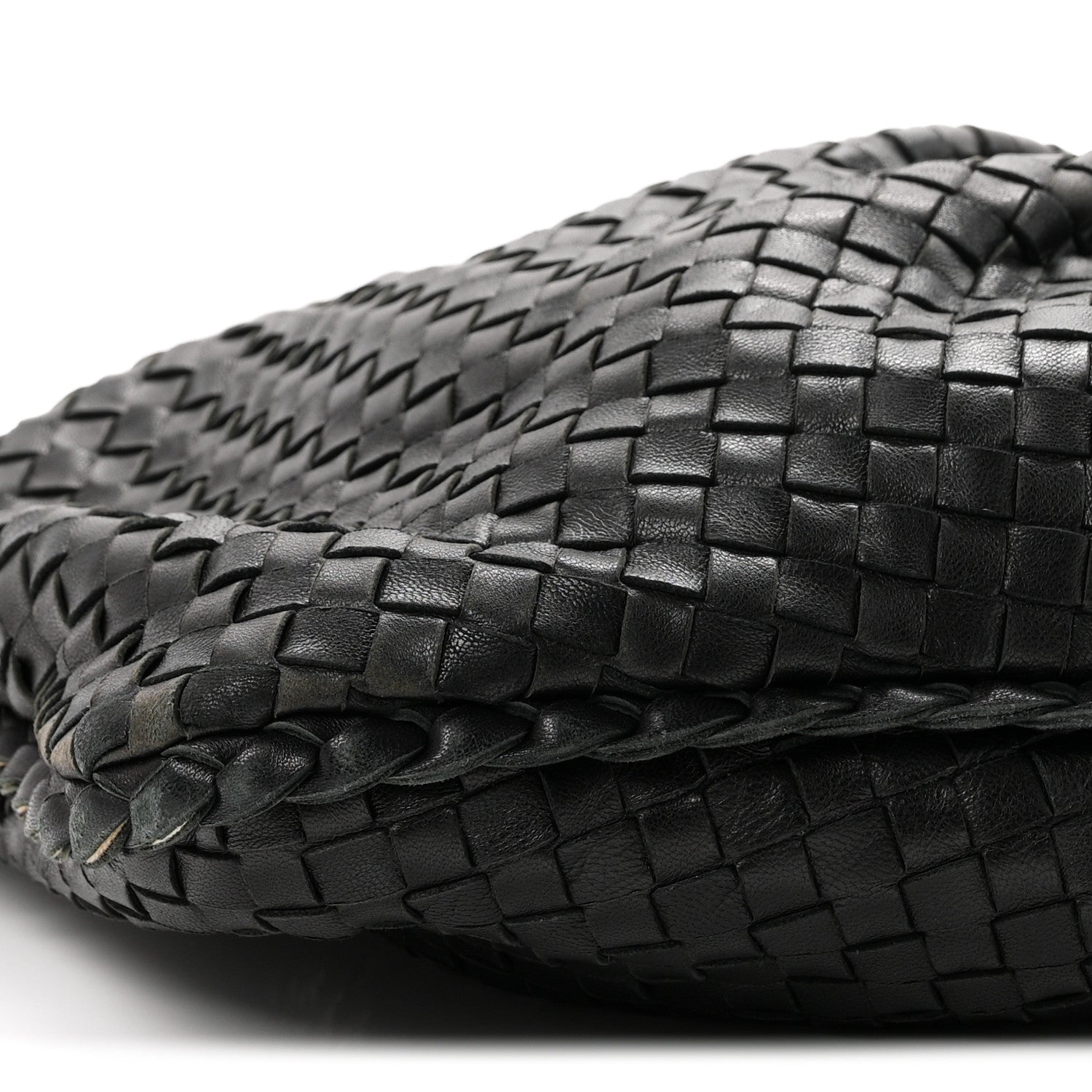 Bottega Veneta Nappa Intrecciato Pleated Large Veneta Hobo Black 8 of 9