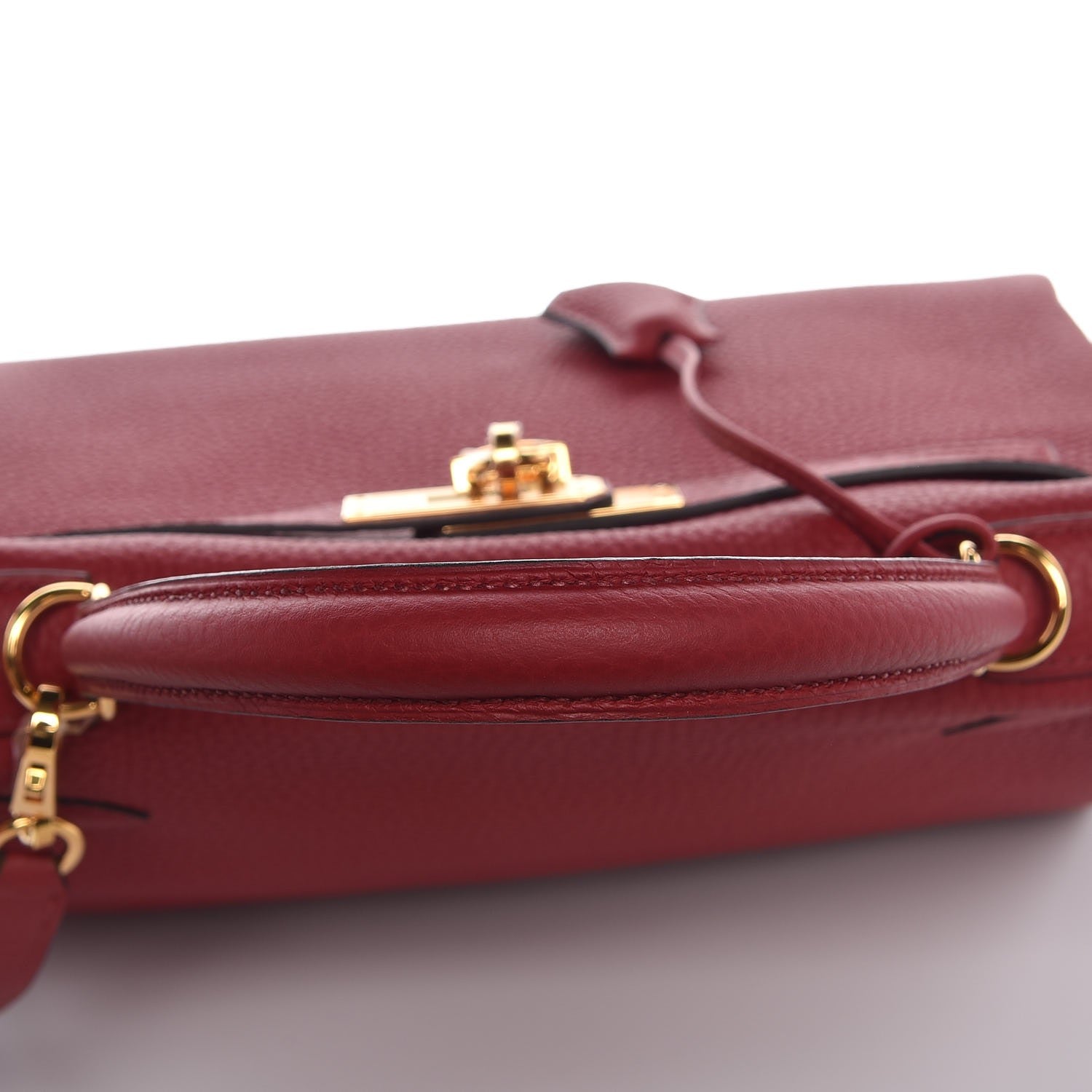 Hermes Togo Kelly Retourne 28 Rouge Grenat 35 of 37