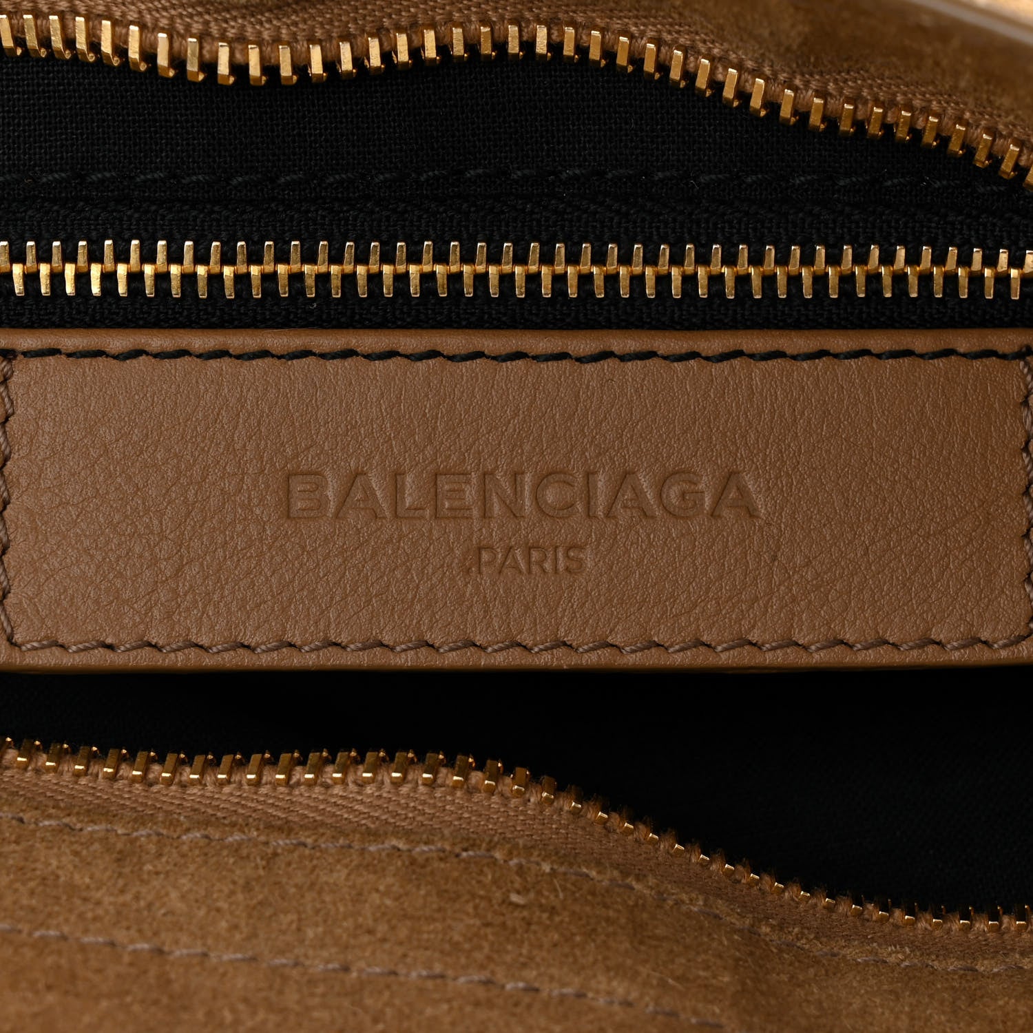 Balenciaga Baby Daim Suede Gold Metallic Edge Hardware City Beige Latte 7 of 14