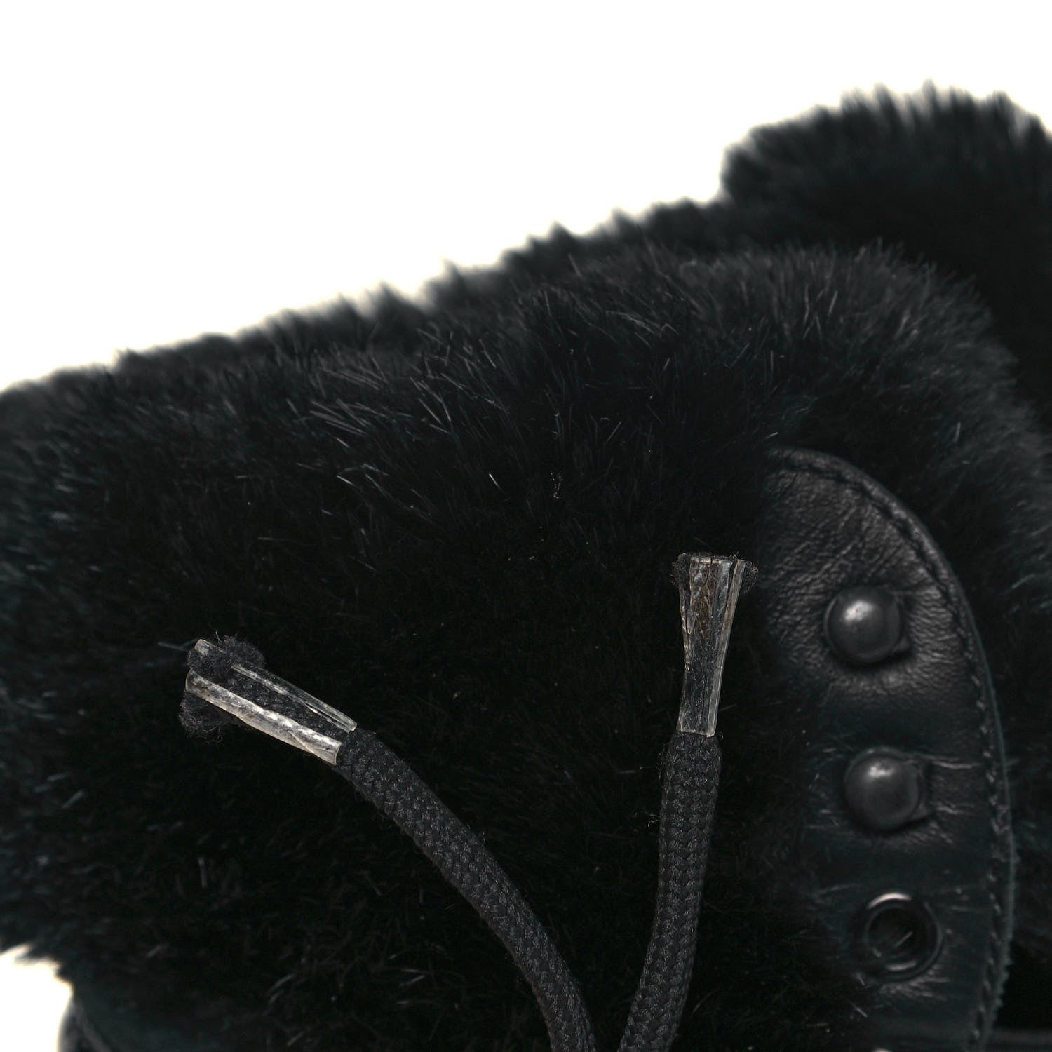 Louis Vuitton Calfskin Fur Monogram Medley High Top Sneakers 36 Black 7 of 9