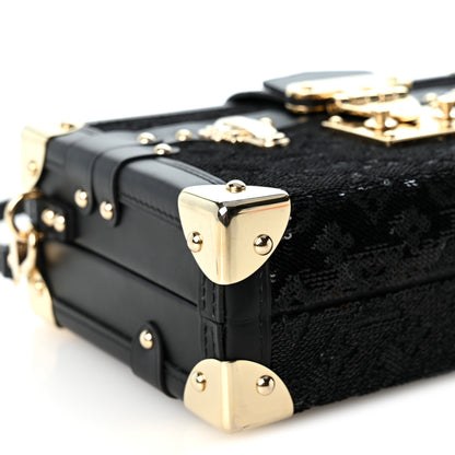 Louis Vuitton Sequins Petite Malle Black 8 of 9