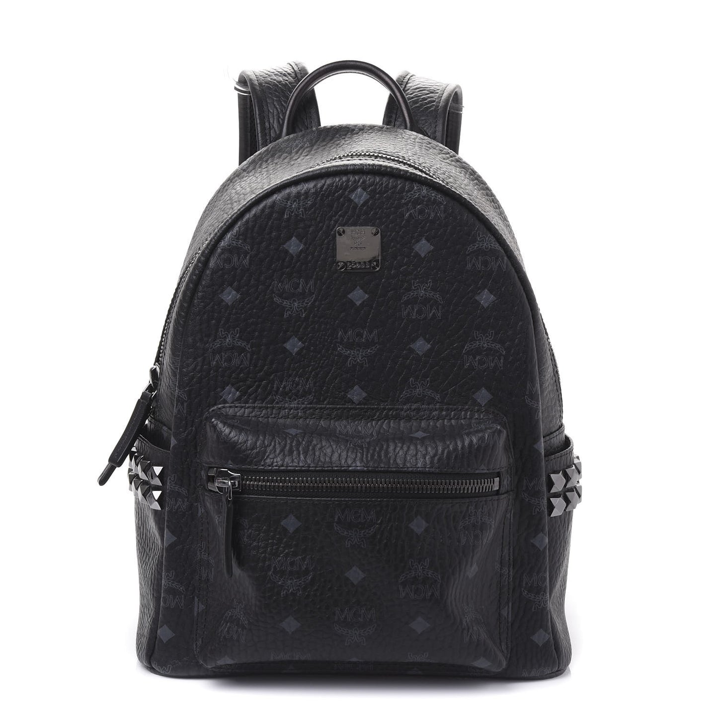 Visetos Small Side Stud Stark Backpack Black