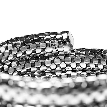 John Hardy Sterling Silver Dot Triple Coil Bracelet 4 of 6