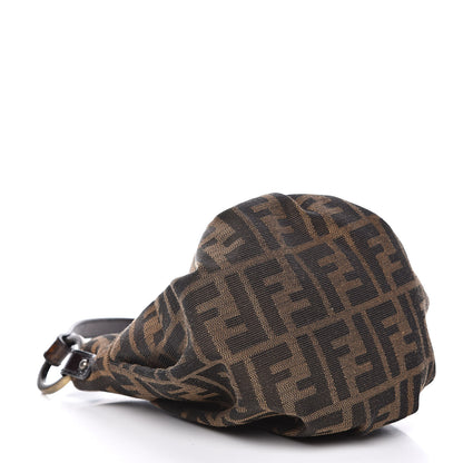 Fendi Zucca Patent Mini Chef Hobo Tobacco 4 of 11