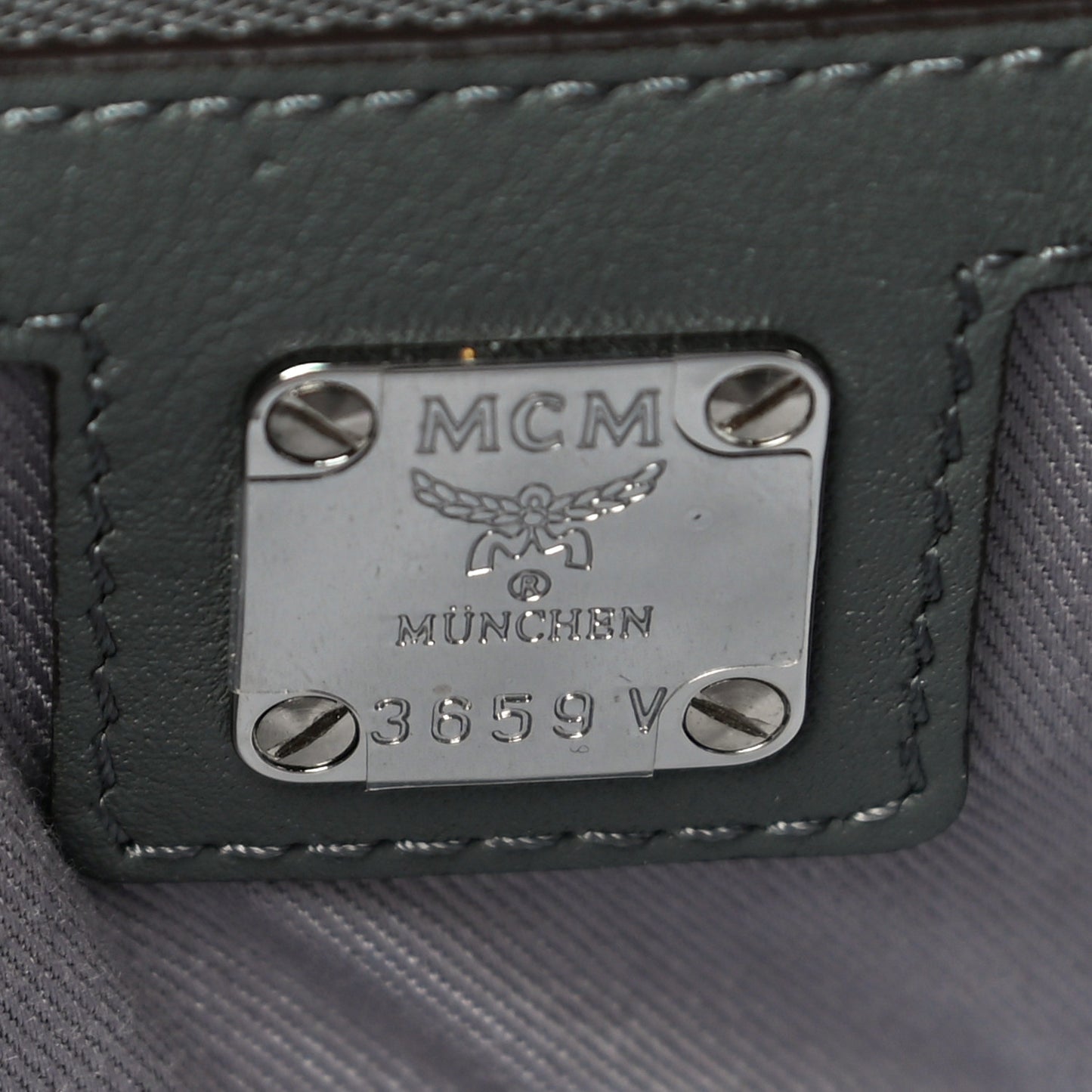 Calfskin Ottomar Monogram Medium Klara Top Zip Tote Charcoal