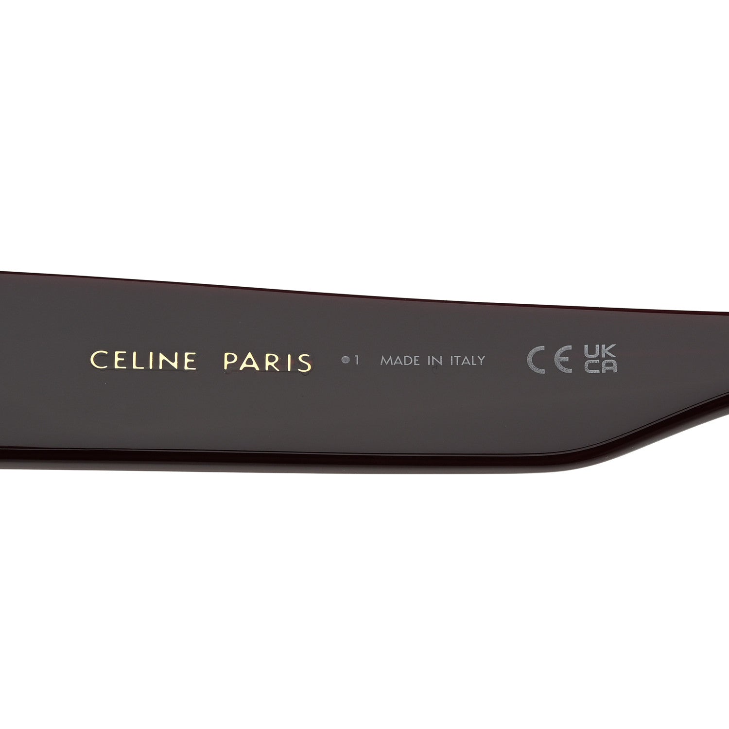 Celine Acetate Triomphe Sunglasses CL40216U Burgundy 6 of 7