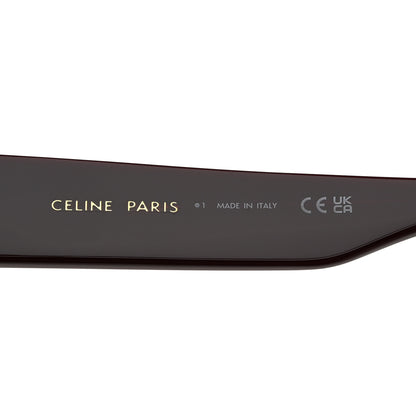 Celine Acetate Triomphe Sunglasses CL40216U Burgundy 6 of 7