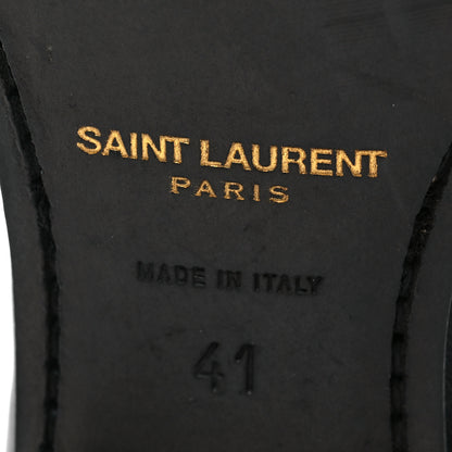 Saint Laurent Calfskin Miles 30 Ankle Boots 41 Black 6 of 10
