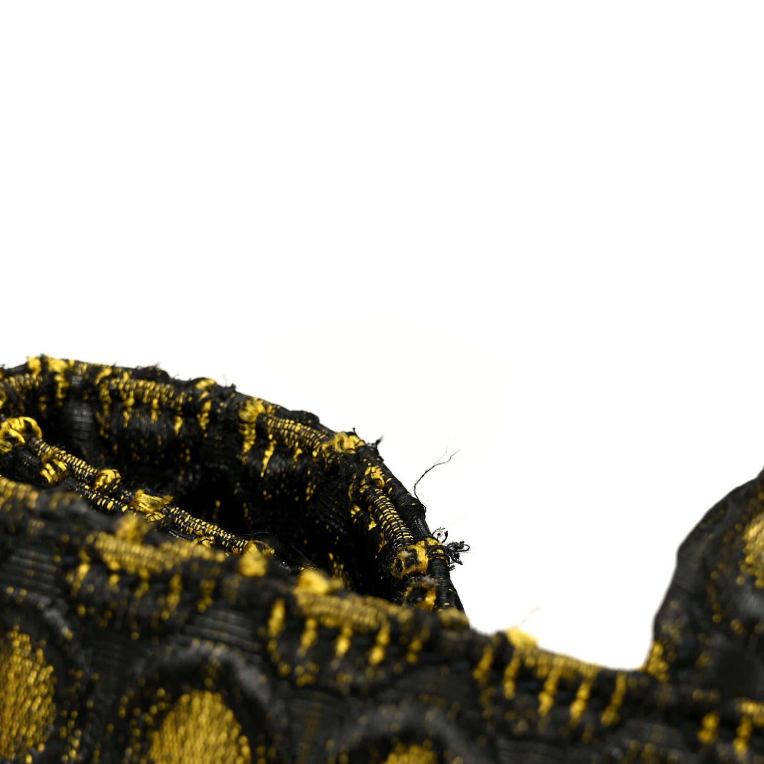 Prada Tessuto Jacquard Canapa Tote Giallo 12 of 12