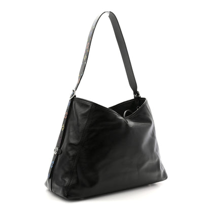 Louis Vuitton LV X TM Lambskin CarryAll Vibe MM Black 7 of 19