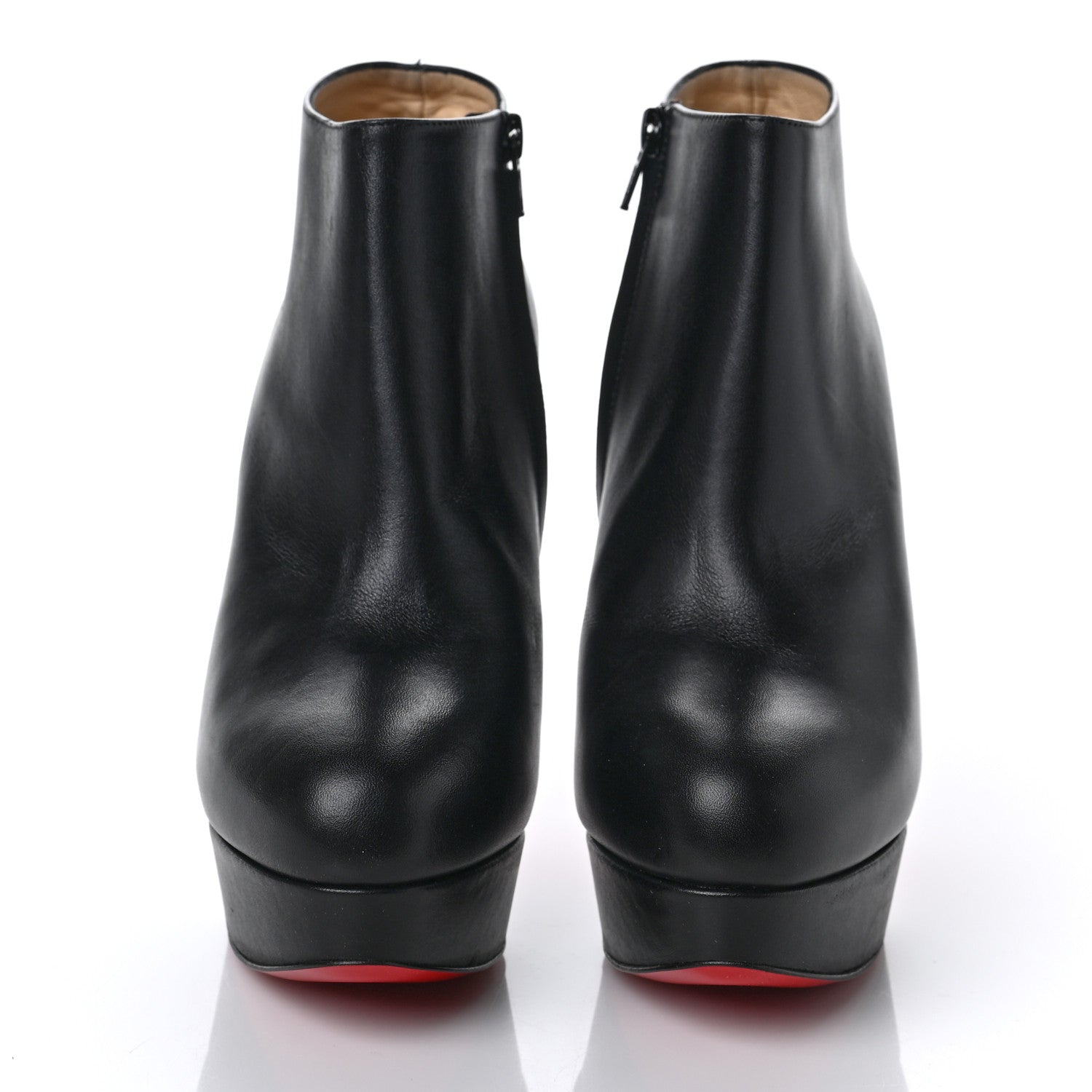 Christian Louboutin Calfskin Dirdibootie 130 Ankle Booties 40 Black 2 of 8