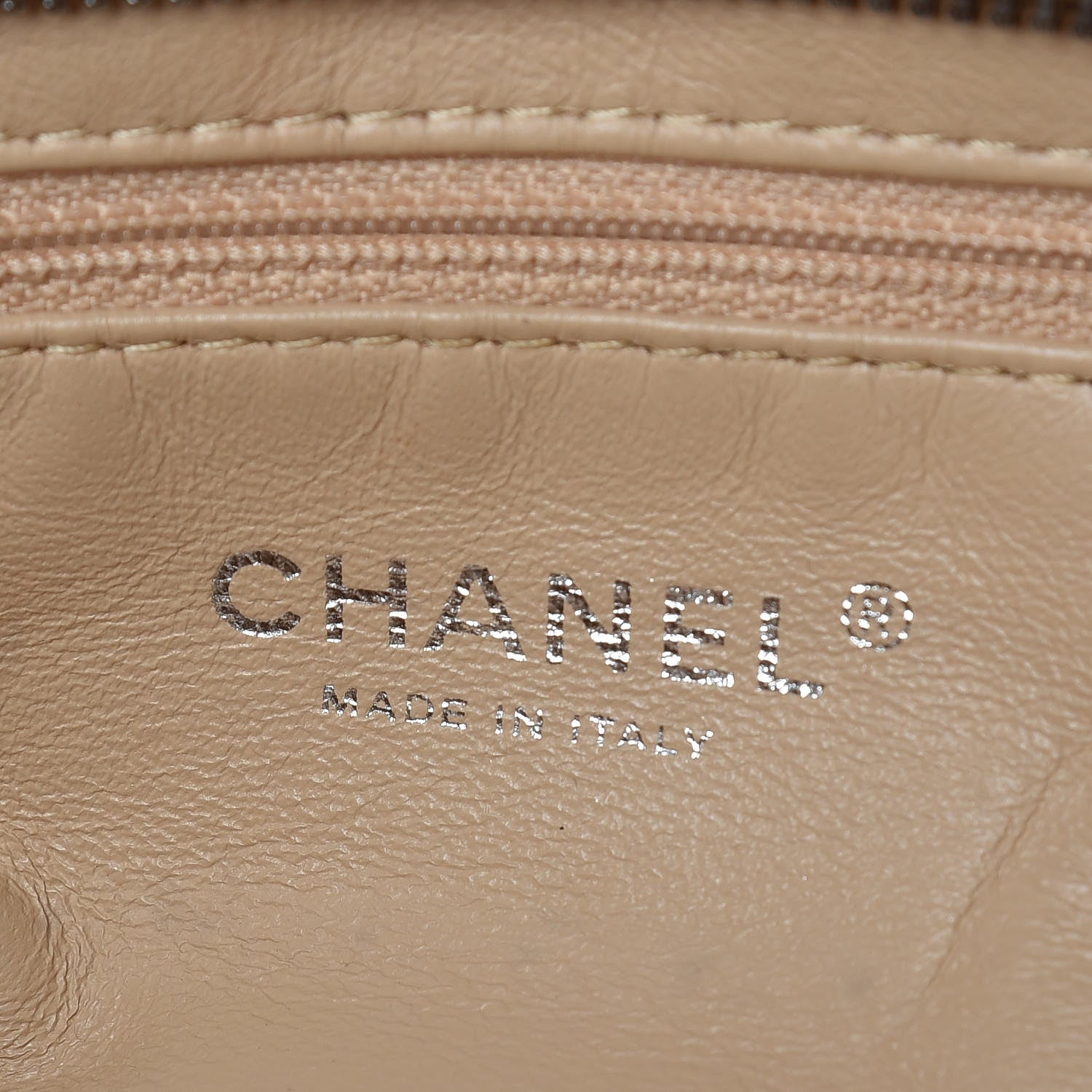 Chanel Deerskin Luxe Ligne Tote Khaki 8 of 9
