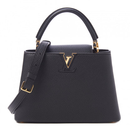 Louis Vuitton Taurillon Capucines BB Black 1 of 8