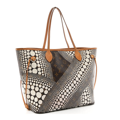 Louis Vuitton Monogram Kusama Waves Neverfull MM White 4 of 27