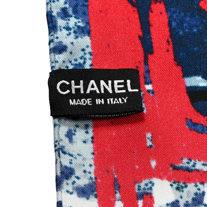 Chanel Silk Graffiti Scarf Multicolor 2 of 4