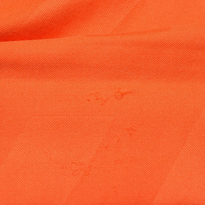 Hermes Cashmere Silk Stole Orange 5 of 6