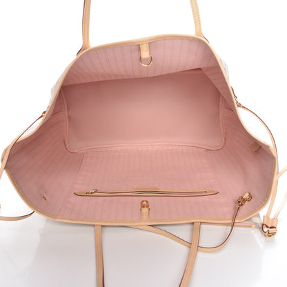 Louis Vuitton Damier Azur Neo Neverfull GM Rose Ballerine 5 of 9
