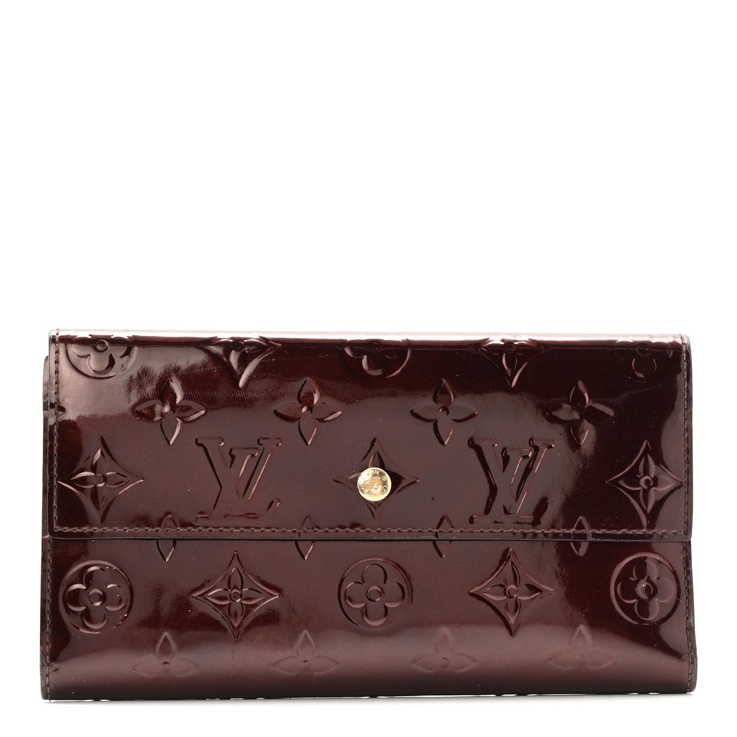 Vernis Porte Tresor International Wallet Amarante