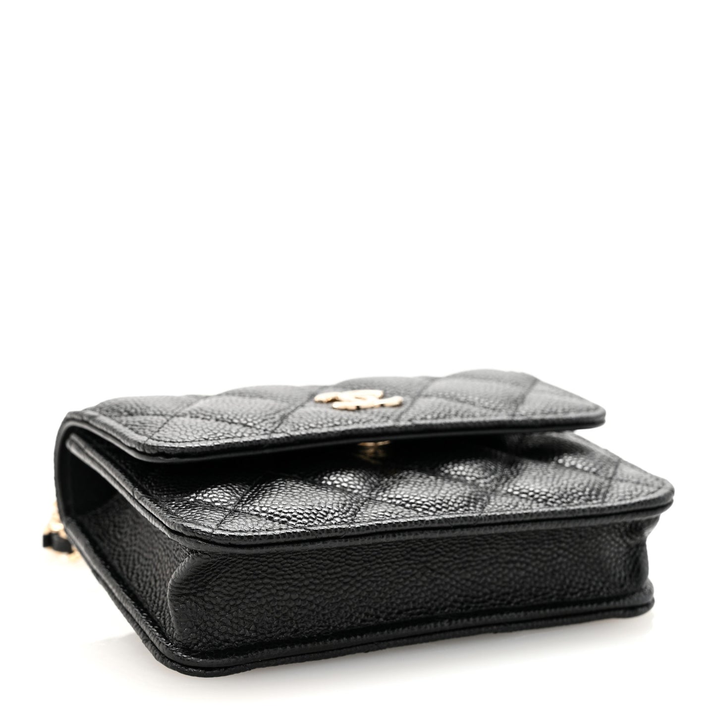 Caviar Quilted Belt Bag Black