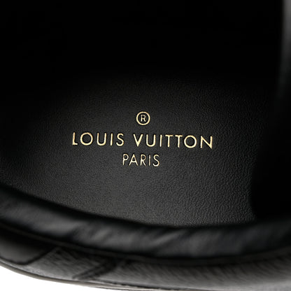 Louis Vuitton Reverse Monogram Eclipse Mens Rivoli Sneakers 10.5 Black 7 of 11