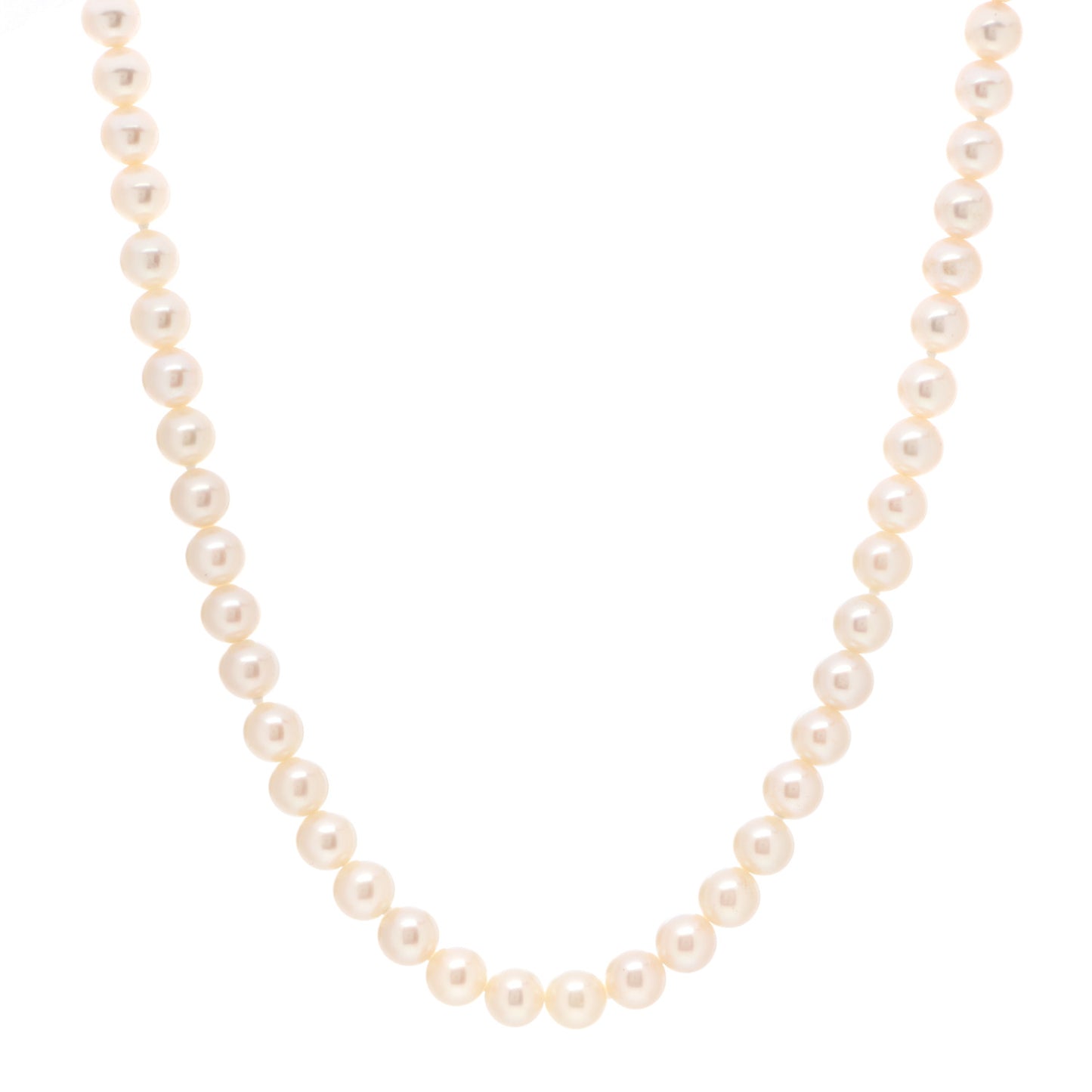 Sterling Silver Freshwater Pearl 6-7mm Ziegfeld Necklace