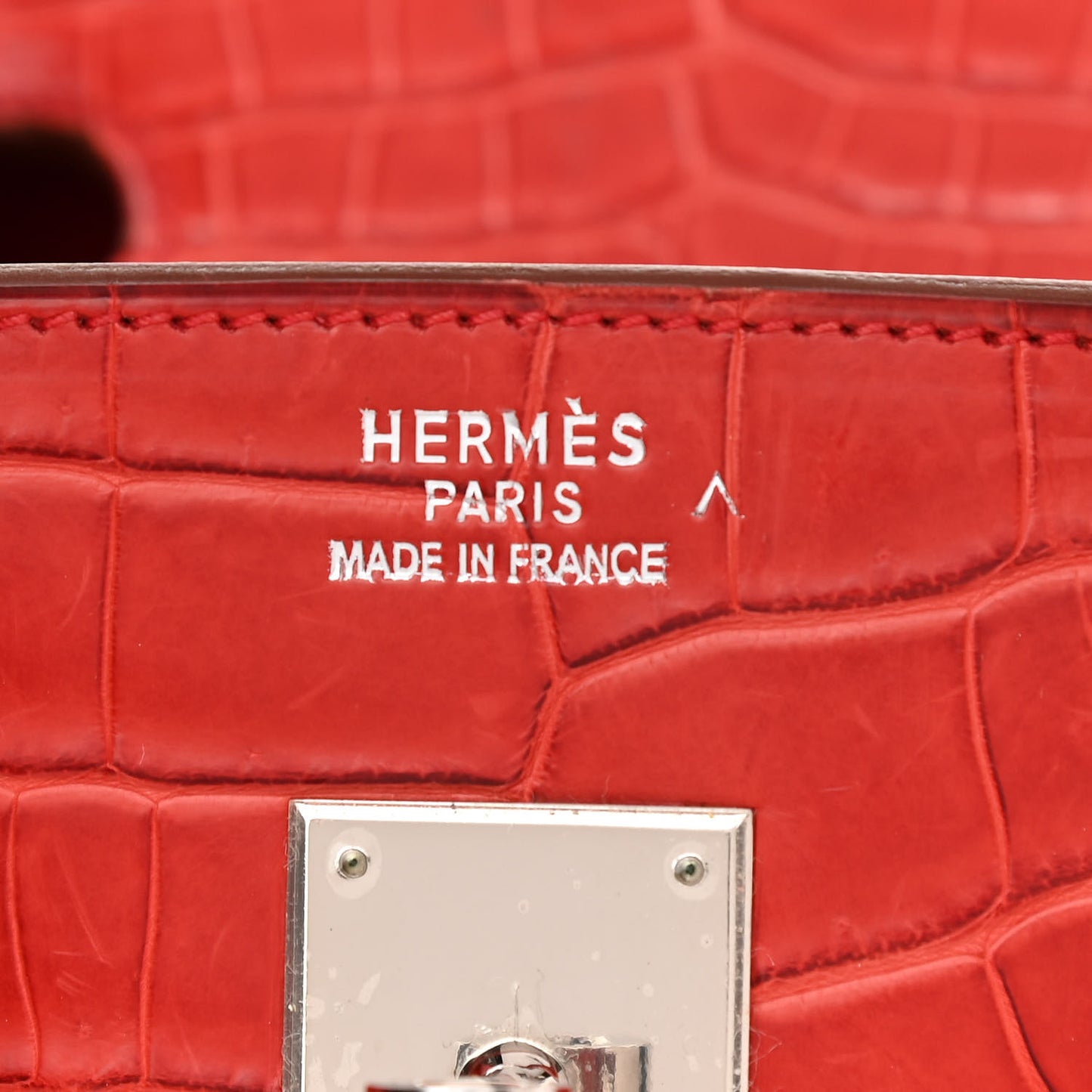 Matte Porosus Crocodile Birkin 35 Bougainvillea