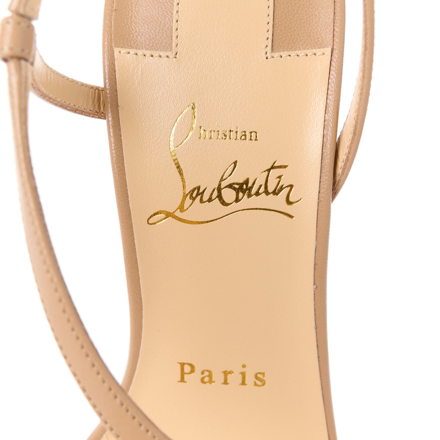Christian Louboutin Nappa Rosalie 100 Sandals 36.5 Blush 7 of 10