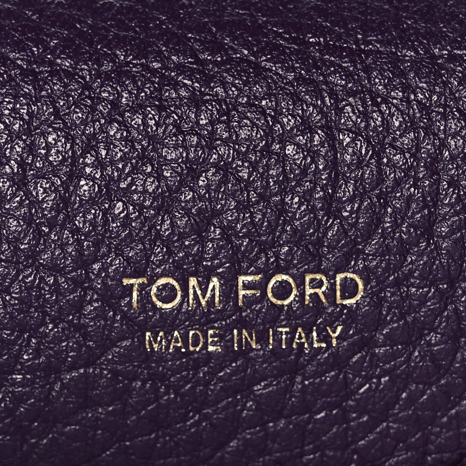 Tom Ford Grained Calfskin Large T Clasp Tara Crossbody Bag Purple 5 of 8