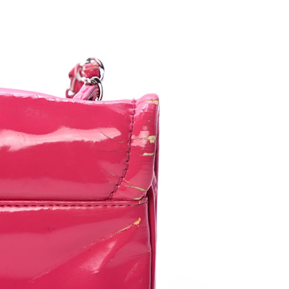 Chanel Glazed Calfskin Small Lipstick Flap Bag Fuchsia 19 of 20