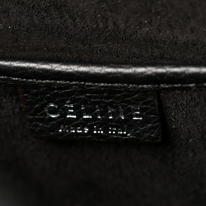 Celine Drummed Calfskin Nano Luggage Black 6 of 10