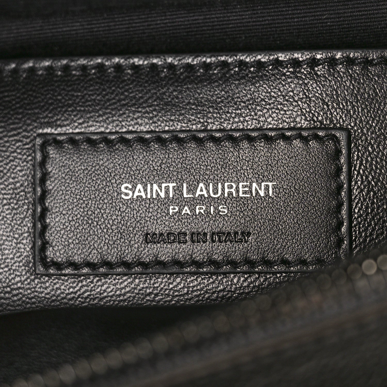 Saint Laurent Sheepskin Matelasse Large Monogram College Satchel Dark Anthracite 7 of 9
