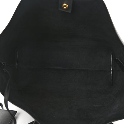 Saint Laurent Calfskin Large Shopping Tote Black 6 of 11