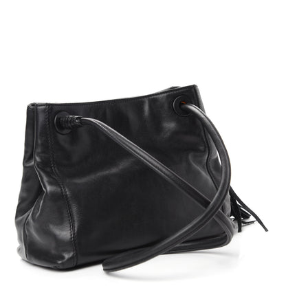 Chanel Lambskin CC Tassel Shoulder Bag Black 3 of 10