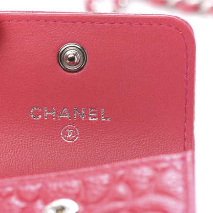 Chanel Caviar Camellia Embossed Airpods Pro Case Pink 6 of 9