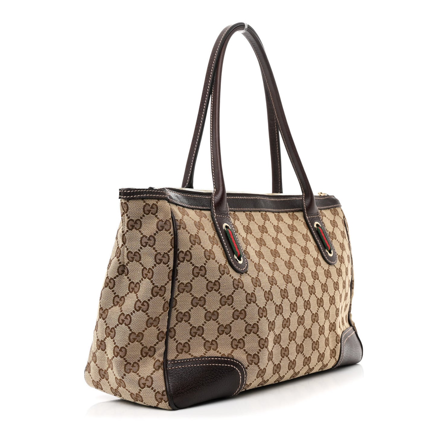 Monogram Medium Princy Tote Dark Brown