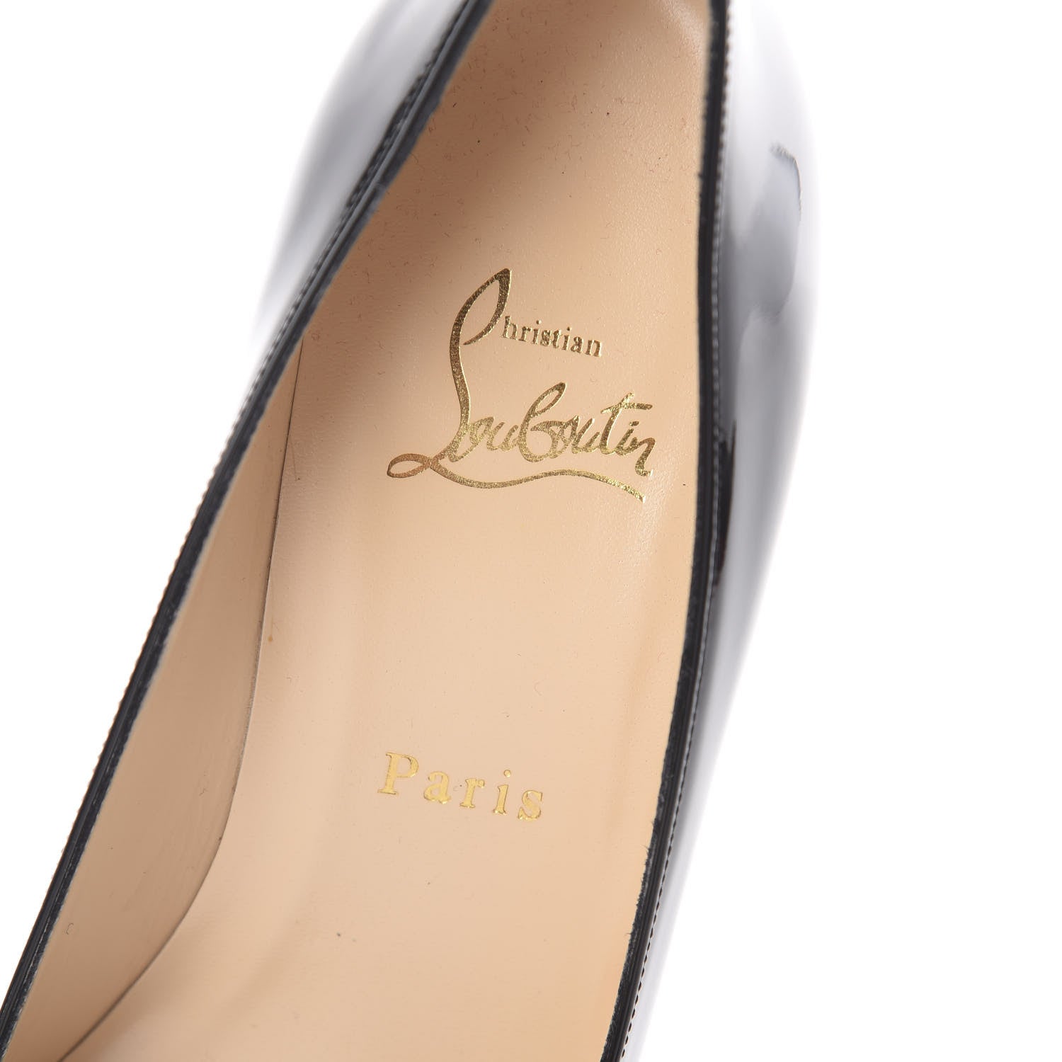 Christian Louboutin Patent New Simple 85 Pumps 38.5 Black 6 of 7
