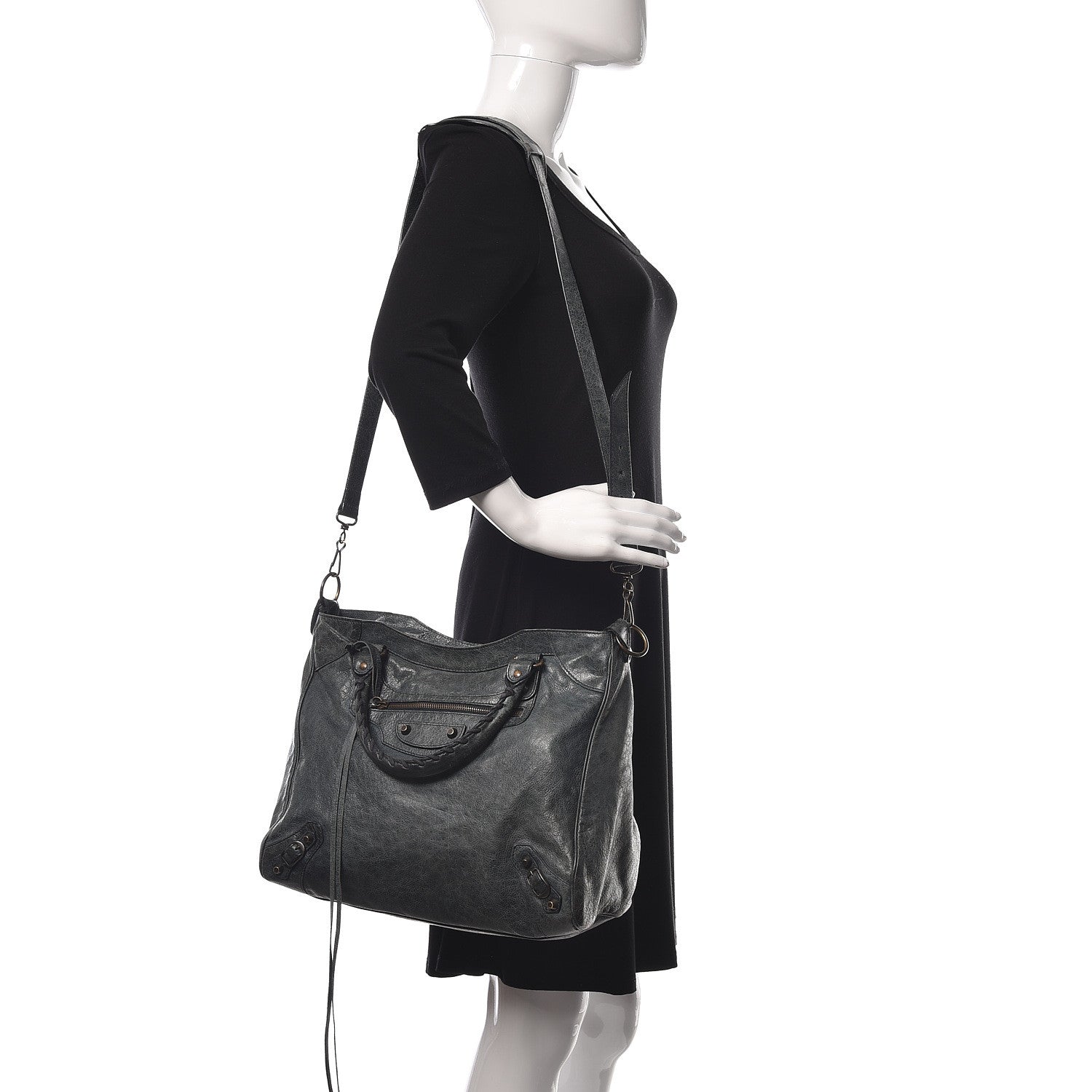 Balenciaga Agneau Classic Hardware Velo Dark Night 2 of 14