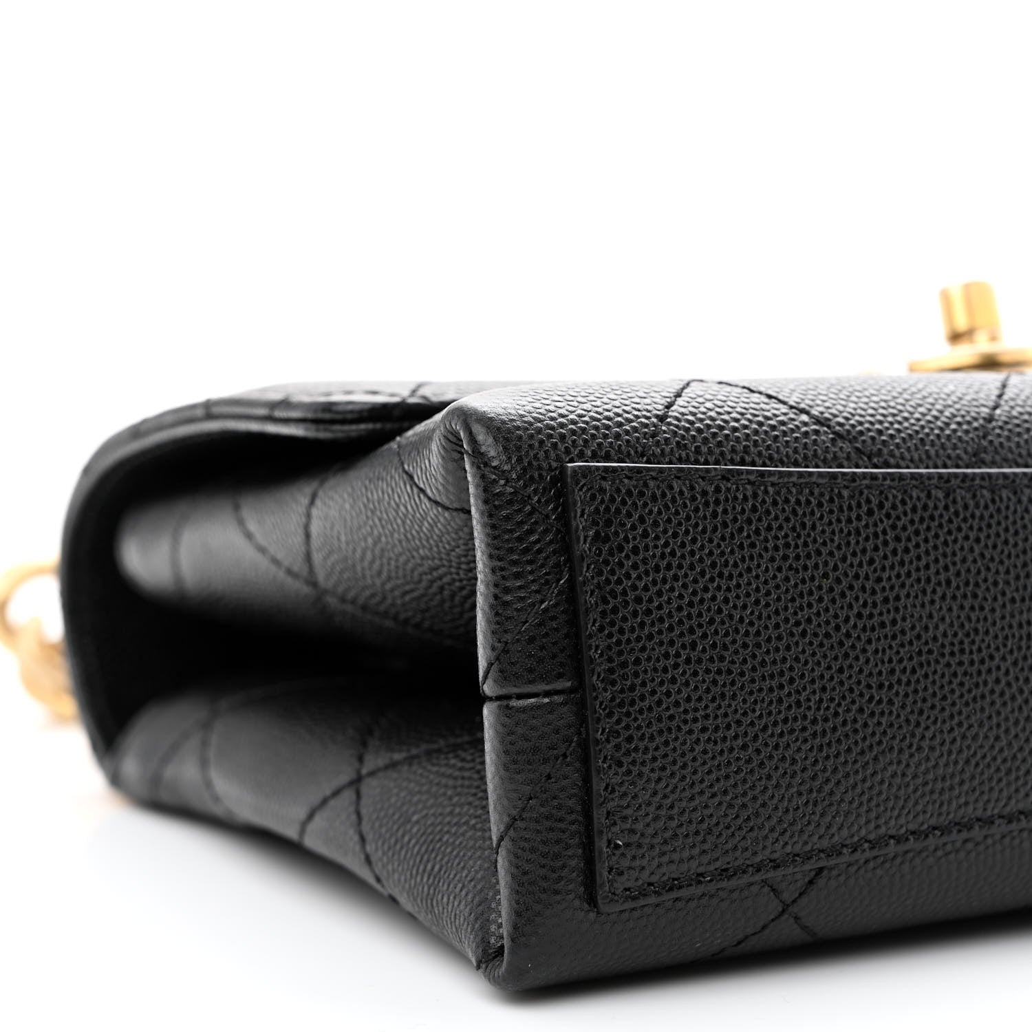 Chanel Caviar Quilted Mini Bracelet On Chain Flap Black 9 of 11