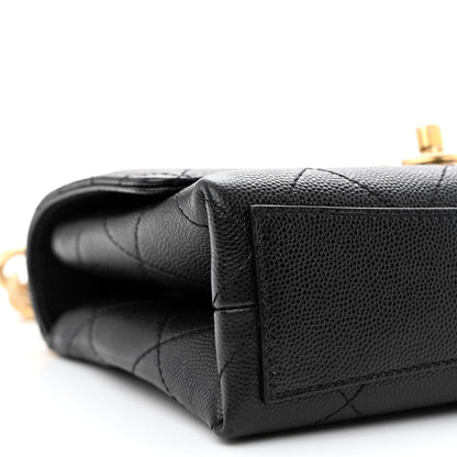 Chanel Caviar Quilted Mini Bracelet On Chain Flap Black 9 of 11